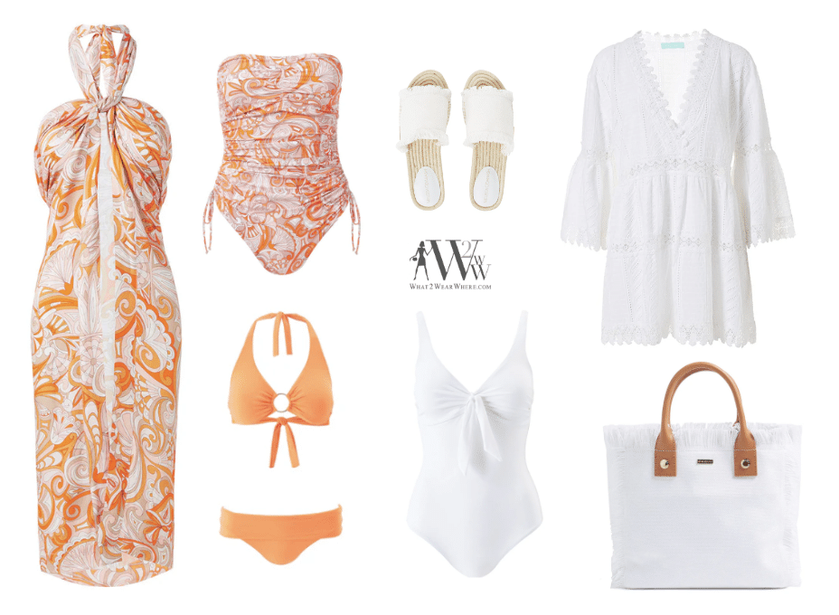 Packing for travel:  Melissa Odabach Swimwear.  